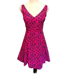 Lilly Pulitzer, women’s hot pink mambo fit & flare dress size 6